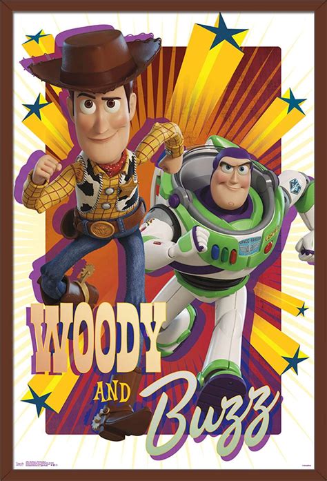 Disney Pixar Toy Story 4 Woody And Buzz Poster
