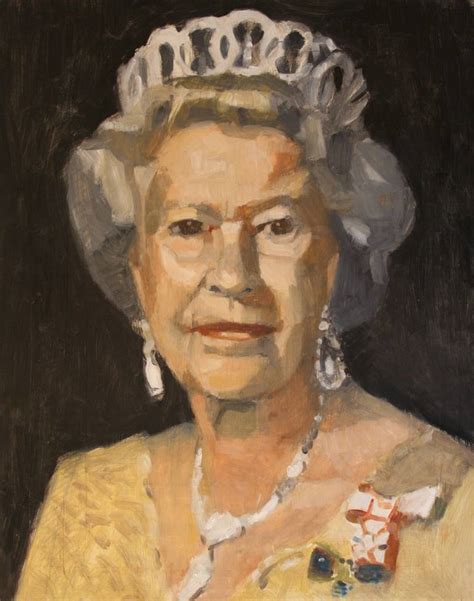 Queen Elizabeth Ii Painting By Sebastian Aplin Saatchi Art