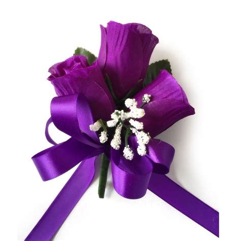 pin corsage purple wedding bouquets purple wedding flowers purple wedding