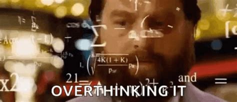 Actor Zach Galifianakis Overthinking Math Problems Meme 
