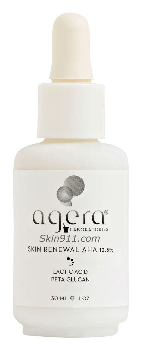 Agera Skin Renewal Aha 125 Rx Lactic Acid Skin911