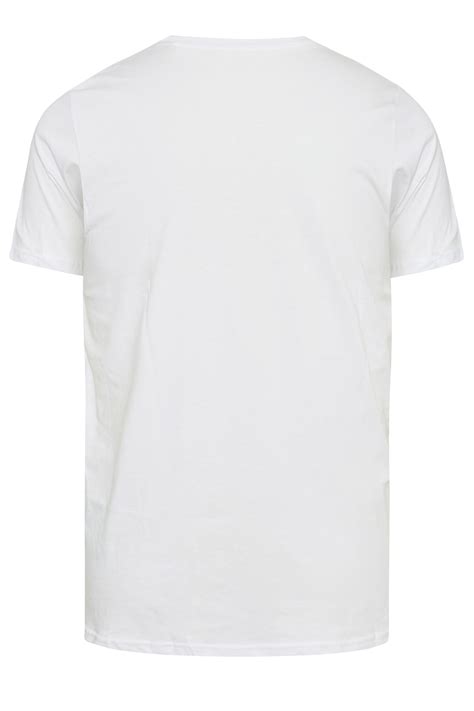 Badrhino White Plain T Shirt Badrhino