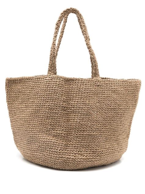 Nannacay Daphne Woven Tote Bag In Brown Lyst