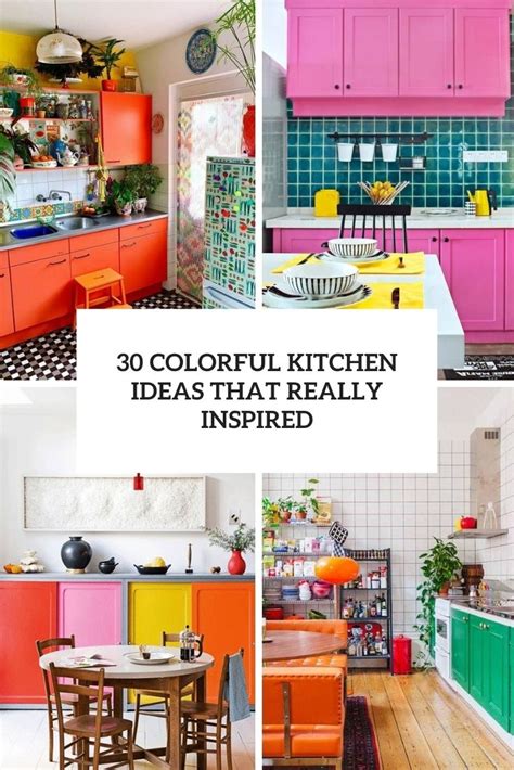 30 Colorful Kitchen Ideas That Really Inspire Shelterness