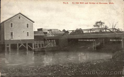 Ye Old Mill And Bridge Ravenna Mi