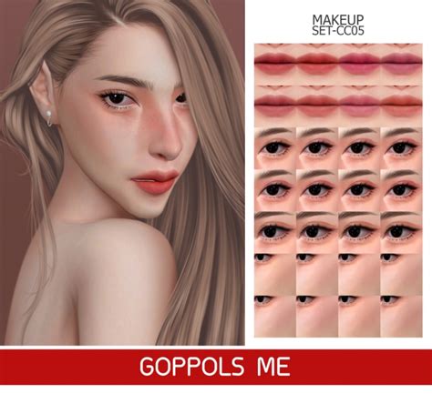 Gpme Gold Makeup Set Cc05 At Goppols Me Sims 4 Updates