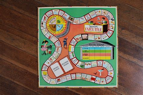 Vintage Board Game The Game Of Junior Executives Whitman Publishing