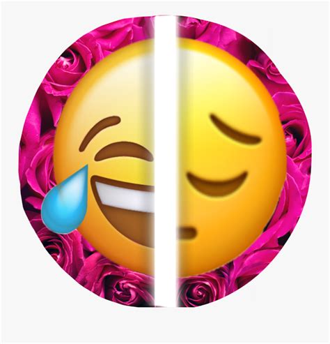 Happy Sad Emoji Happy Sad Double Face Free Transparent Clipart