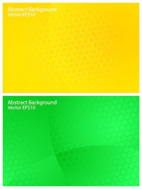 Premium Vector Green And Yelow Vector Backgrounds