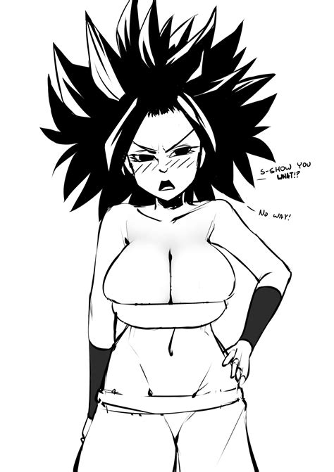 Maydrawfag Caulifla Dragon Ball Dragon Ball Super Highres S Girl Blush Breasts