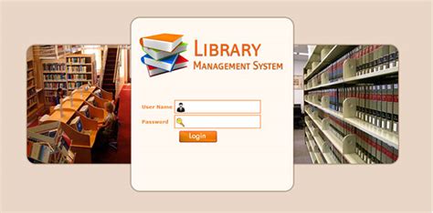 Library Management System Interface
