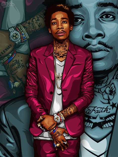 Image 1800×2400 Wiz Khalifa The Wiz Hip Hop Art