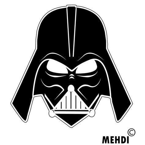 Darth Vader By Mehdiinconnu On Deviantart Star Wars Stencil Star