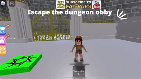 Escape The Dungeon Obby Roblox Youtube