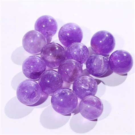 10 Pieces Natural Purple Amethyst Quartz Crystal Sphere Ball Wholesale Free Shipping Ball Ball