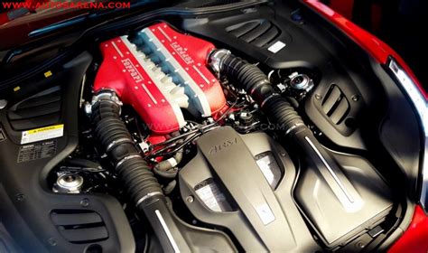 Ferrari has made use of lightweight materials such as lexan and carbon fiber to keep the curb weight down to a respectable 2,932 pounds. Ferrari Engine Bay