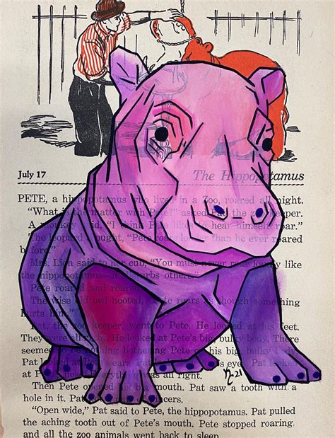 Pink Baby Hippo Etsy
