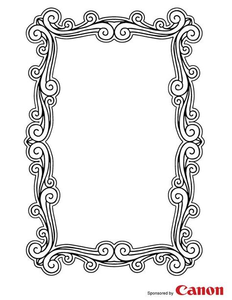 The Best 15 Free Printable Picture Frame Templates Factdesignmoderns