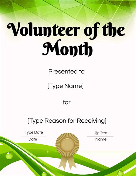 Free Volunteer Certificate Template Many Designs Are Available