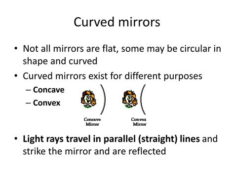 Ppt Reflections In Curved Mirrors Powerpoint Presentation Free