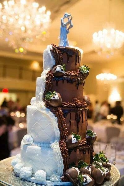 His And Hers Wedding Cake Ideas Weddingelation