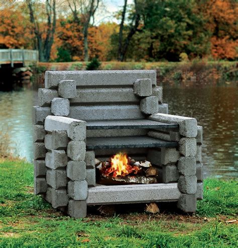 Concrete Outdoor Fireplace Kits