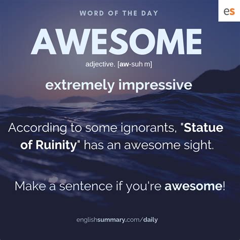 You Are Awesome Meaning