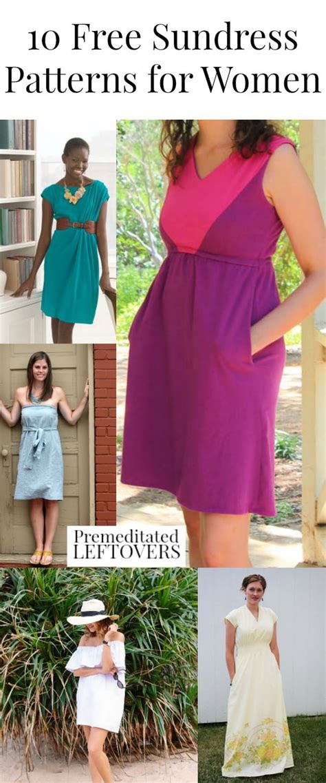 10 Free Sundress Patterns For Women Sewing Patterns And Tutorials