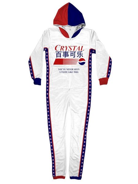 Public Space Clothing Crystal Pepsi Onesie 80s 90s Vaporwave Aesthetic