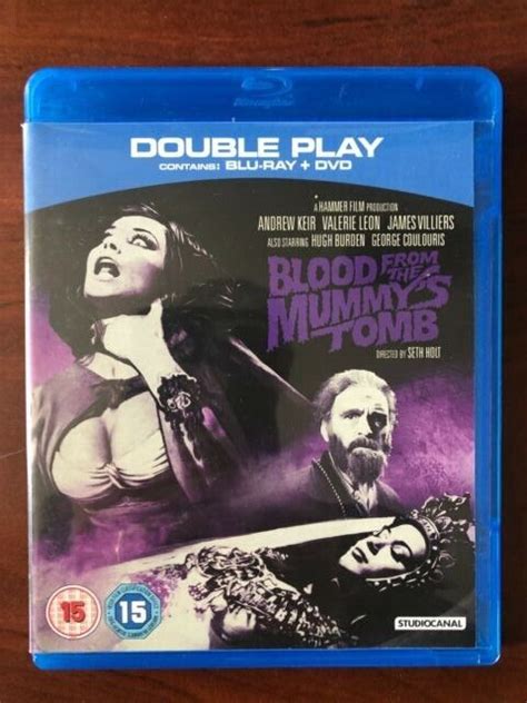 Blood From The Mummy S Tomb Blu Ray Dvd Hammer Region B Slipcover