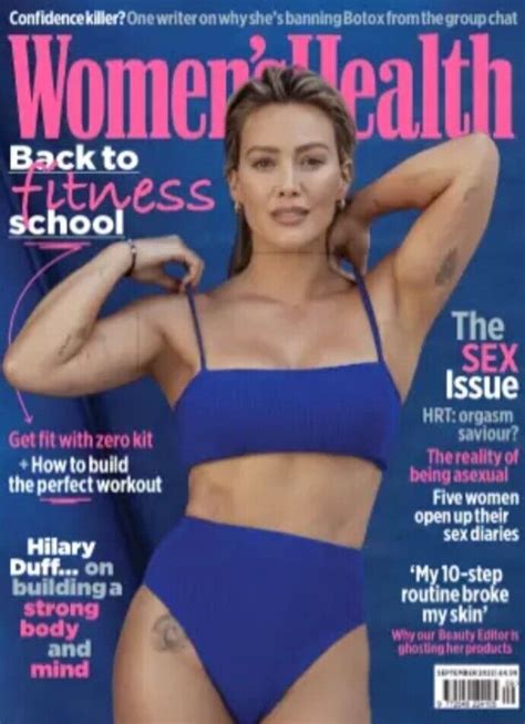 Womens Health Uk Magazine September 2022 Hilary Duff
