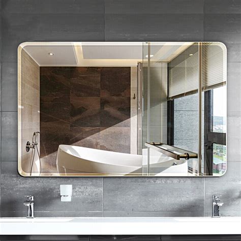 Orren Ellis Parik Modern Contemporary Frameless Bathroom Vanity Mirror Reviews Wayfair