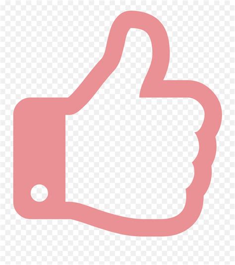 Thumbs Up Clipart Pink Thumbs Up Symbol Png Emojiandroid Thumbs Up