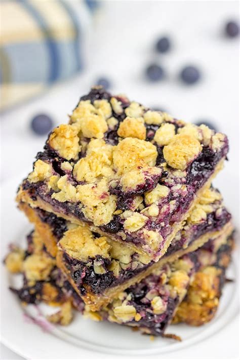 Blueberry Crumb Bars Easy And Tasty Summer Dessert