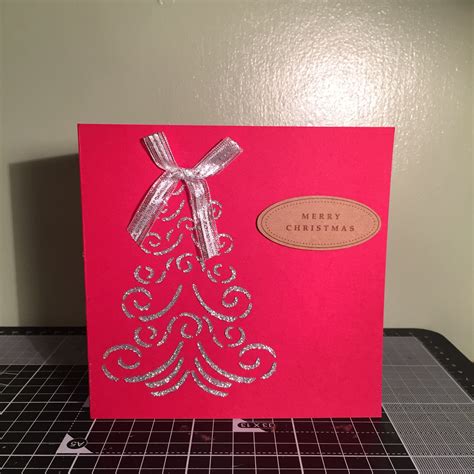 Glitter Paste Christmas Card Christmas Cards Handmade Christmas