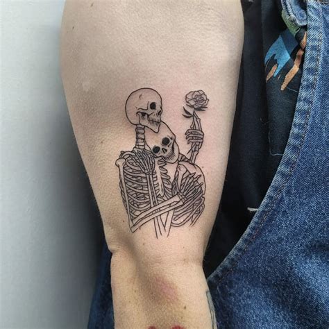 Discover 97 About Simple Skeleton Tattoo Latest Indaotaonec