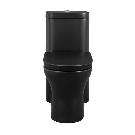 Monaco One Piece Elongated Toilet Dual Flush Matte Black 1116 Gpf