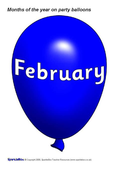months   year  party balloons sb sparklebox