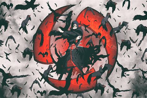 Naruto Itachi Uchiha Poster Itachi Uchiha Anime And Manga Poster Print