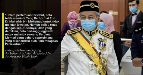 Melantik yang di pertua negeri. Dr Mahathir Diminta Tidak Letak Jawatan Tetapi Beliau ...