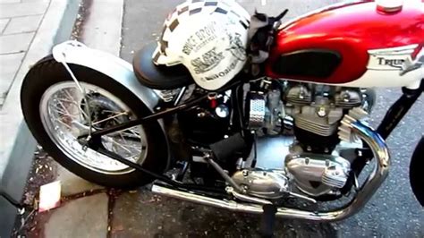 Rare Vintage Triumph Motorcycle Youtube