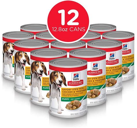From hill's, the #1 veterinarian recommended pet food brand. Hill's Science Diet Wet Dog Food, Puppy, 12 Cans | Wet dog ...