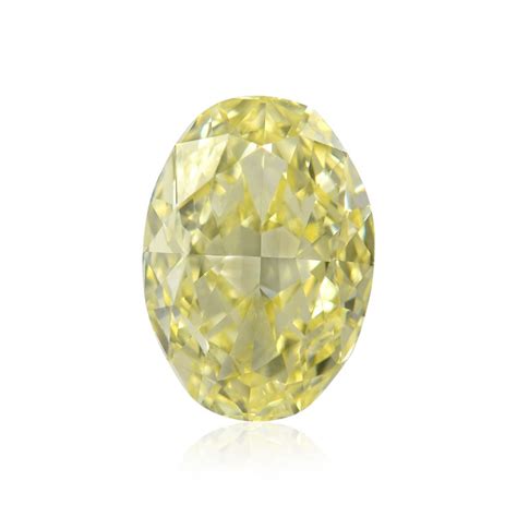 241 Carat Fancy Intense Yellow Diamond Oval Shape Vs2 Clarity Gia