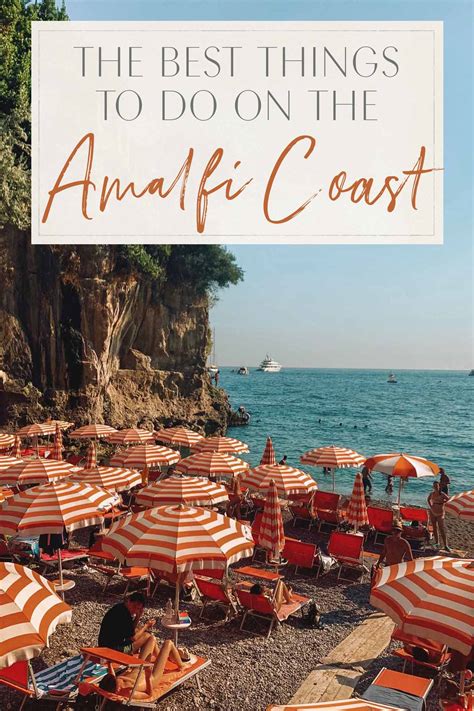The Best Things To Do On The Amalfi Coast The Blonde Abroad