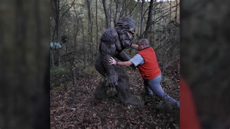 A Missing Sasquatch Statue Was Just Found Alone In The Woods Cnn