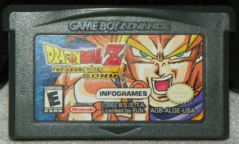 Game Boy Advance Dragon Ball Z The Legacy Of Goku 2 Researchbrown