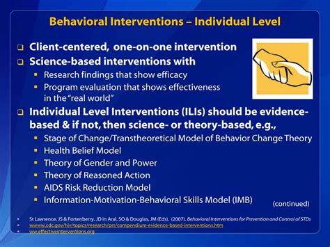 Ppt Behavioral Interventions For Stdhiv Prevention Powerpoint