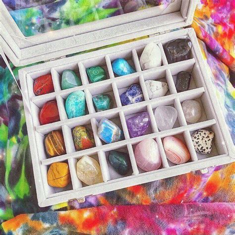 We Sell An Incredible 24 Piece Set Of Crystals Complete With Organizer