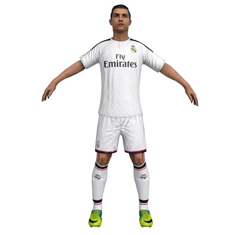 Cristiano Ronaldo Animations 3d Model