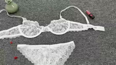 Floral Lace Sexy See Through Women Lingeries Bra And Panty Set Buy Smart Girls Bra And Panty